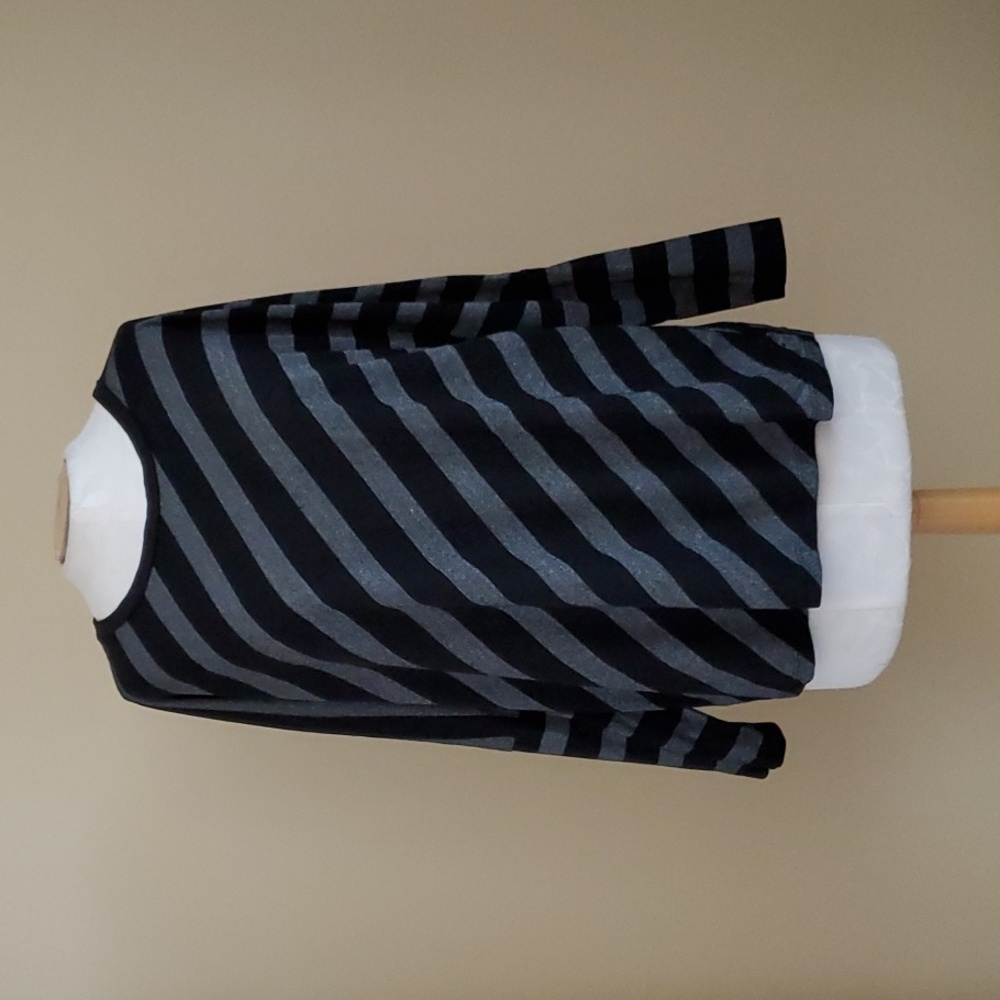 Seven 7 Striped Long Sleeve Top